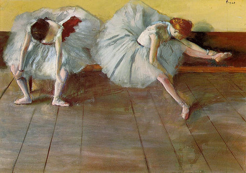 Dois bailarinos (Edgar Degas) - Reprodução com Qualidade Museu