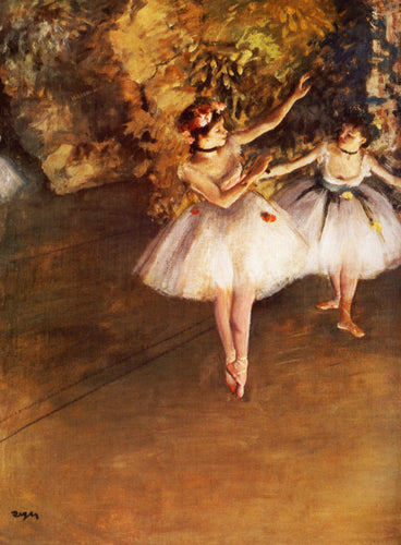 Dois dançarinos no palco (Edgar Degas) - Reprodução com Qualidade Museu