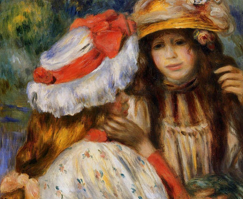Duas irmãs (Pierre-Auguste Renoir) - Reprodução com Qualidade Museu