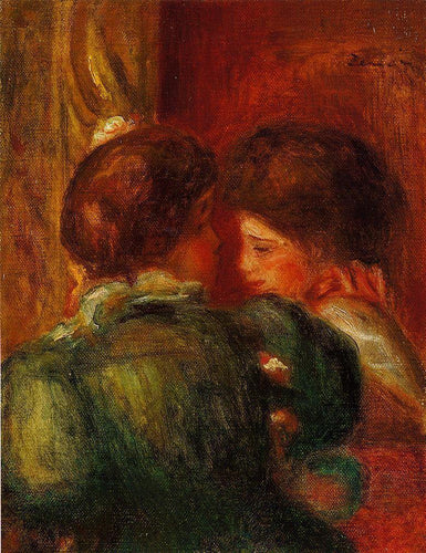Duas cabeças femininas (Pierre-Auguste Renoir) - Reprodução com Qualidade Museu