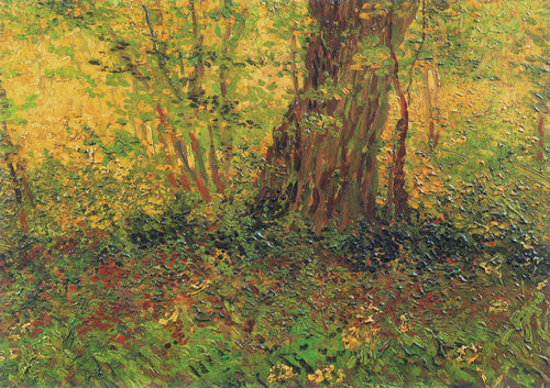 Vegetação rasteira (Vincent Van Gogh) - Reprodução com Qualidade Museu