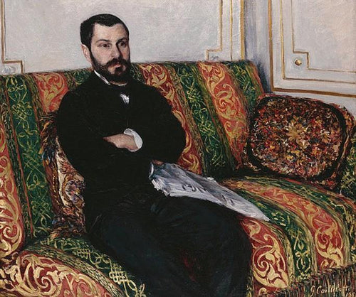 Retrato de Richard Gallo (Gustave Caillebotte) - Reprodução com Qualidade Museu