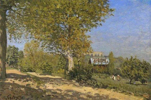 Perto de Louveciennes (Alfred Sisley) - Reprodução com Qualidade Museu