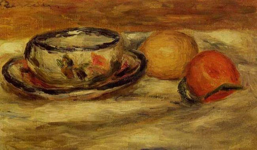 Xícara, Limão E Tomate (Pierre-Auguste Renoir) - Reprodução com Qualidade Museu