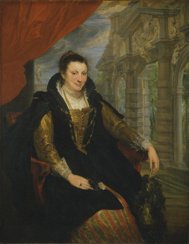 Retrato de Isabella Brandt (Anthony van Dyck) - Reprodução com Qualidade Museu