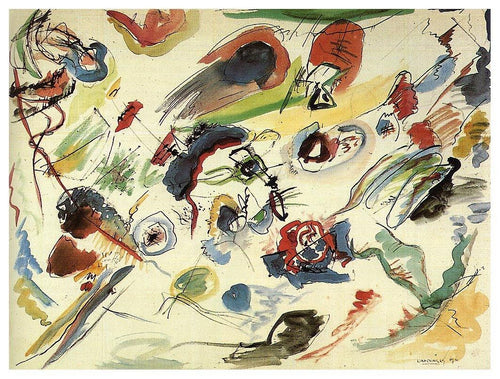 Sem título, 1910 (Wassily Kandinsky) - Reprodução com Qualidade Museu