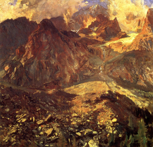 Val Daosta, Purtud (John Singer Sargent) - Reprodução com Qualidade Museu