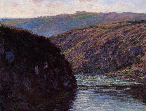 Vale do Creuse, luz solar da tarde (Claude Monet) - Reprodução com Qualidade Museu
