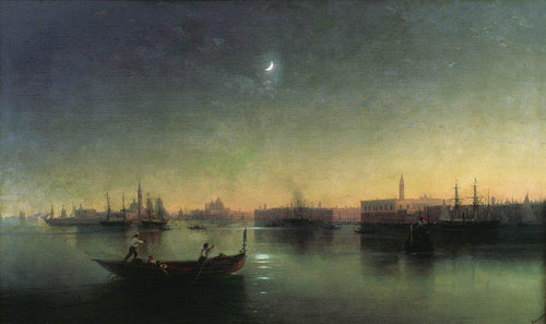 Veneza (Ivan Aivazovsky) - Reprodução com Qualidade Museu