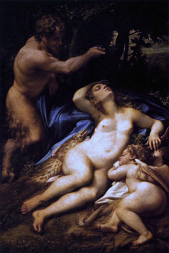 Vênus e Cupido com um Sátiro - Replicarte