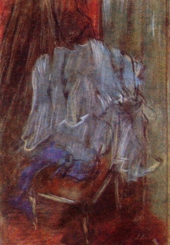 Vestimenta em uma cadeira (Edgar Degas) - Reprodução com Qualidade Museu