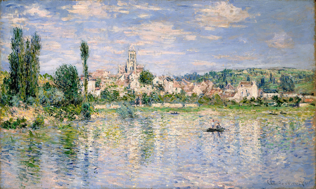 Vetheuil no verão (Claude Monet) - Reprodução com Qualidade Museu