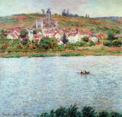 Vetheuil, efeito matinal (Claude Monet) - Reprodução com Qualidade Museu