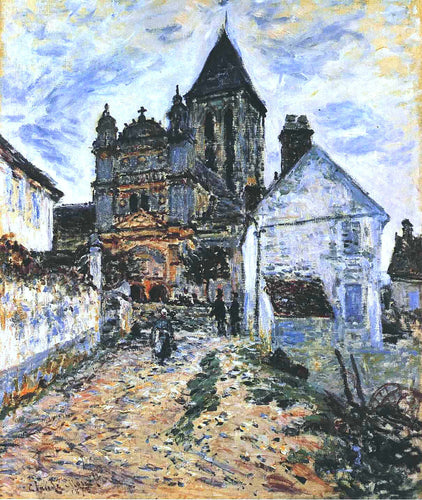 Vetheuil, a Igreja (Claude Monet) - Reprodução com Qualidade Museu