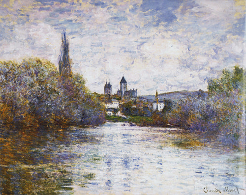 Vetheuil, o pequeno braço do Sena (Claude Monet) - Reprodução com Qualidade Museu