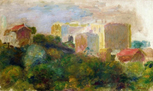 Vista do Jardim Renoirs em Montmartre (Pierre-Auguste Renoir) - Reprodução com Qualidade Museu