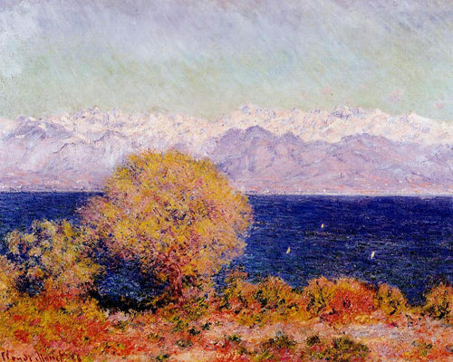 Vista de Cap Dantibes (Claude Monet) - Reprodução com Qualidade Museu