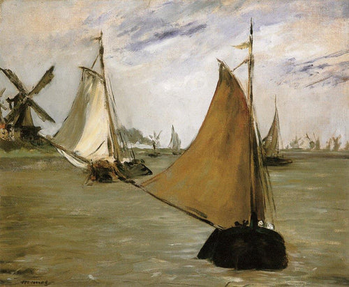 Vista da Holanda (Edouard Manet) - Reprodução com Qualidade Museu