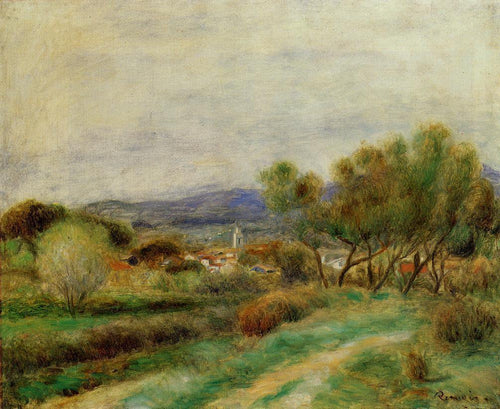 Vista de La Sayne (Pierre-Auguste Renoir) - Reprodução com Qualidade Museu