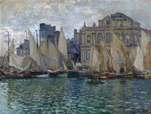 Vista de Le Havre (Claude Monet) - Reprodução com Qualidade Museu