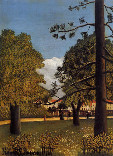 Vista do Parc De Montsouris (Henri Rousseau) - Reprodução com Qualidade Museu