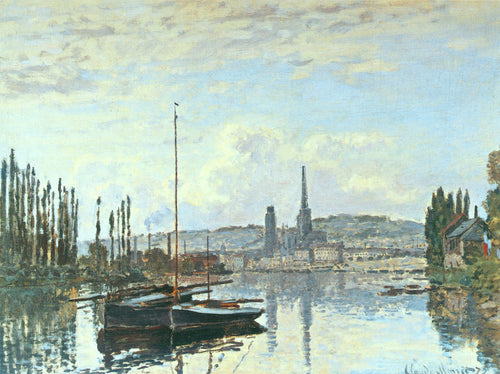 Vista de Rouen (Claude Monet) - Reprodução com Qualidade Museu
