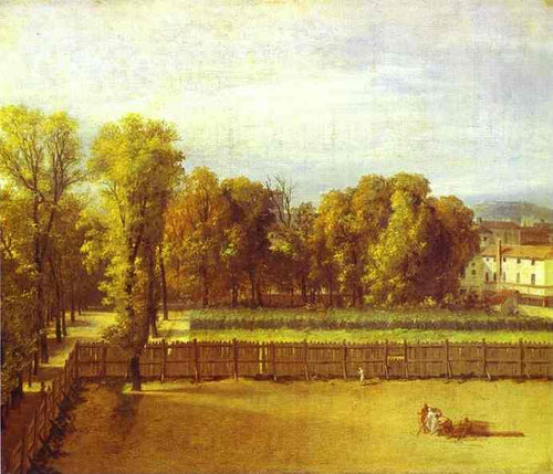 Vista do Jardim do Palácio de Luxemburgo (Jacques-Louis David) - Reprodução com Qualidade Museu