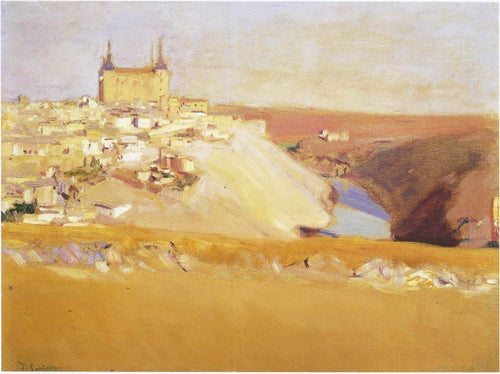 Vista de Toledo (Joaquin Sorolla) - Reprodução com Qualidade Museu