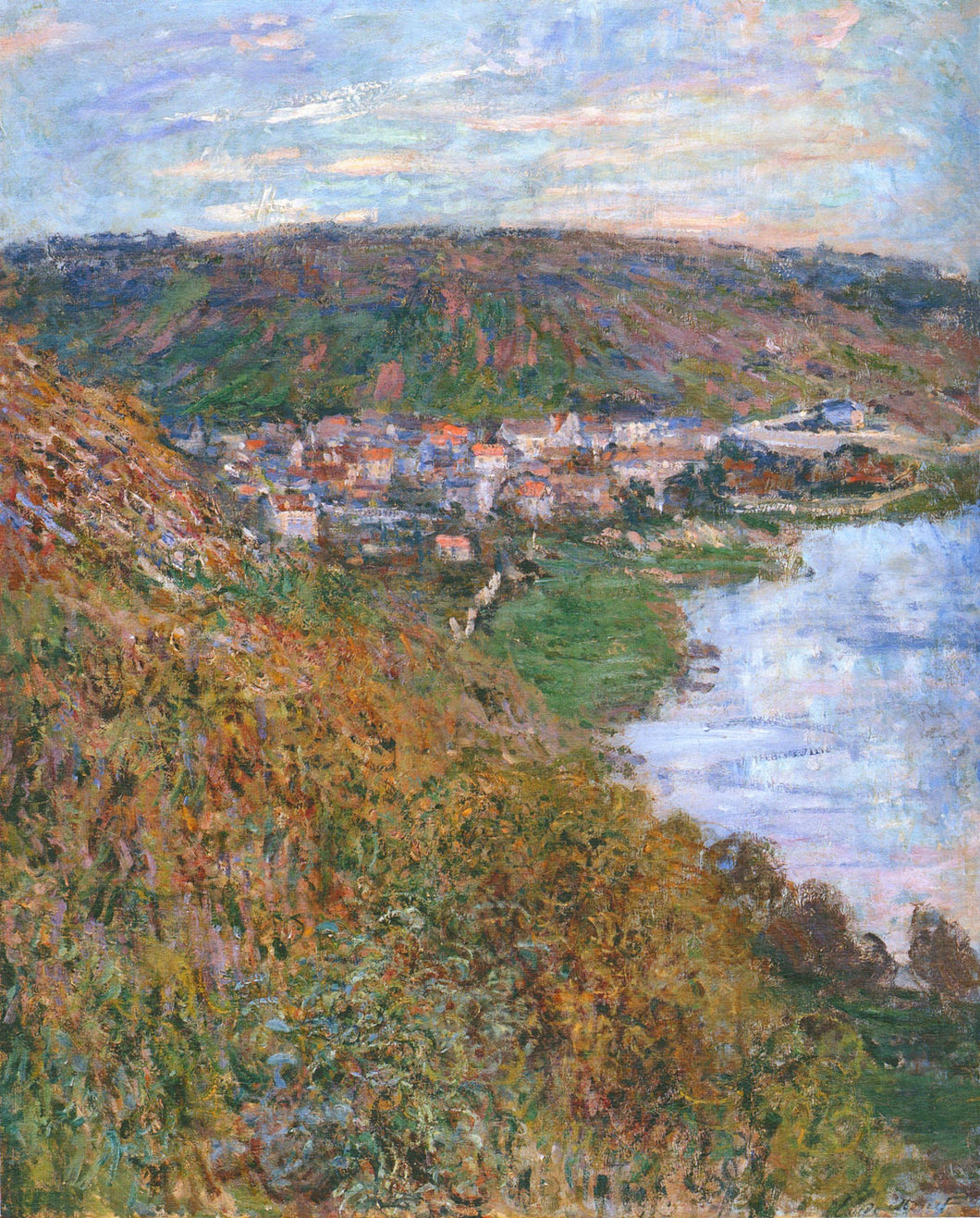 Ver sobre Vetheuil (Claude Monet) - Reprodução com Qualidade Museu