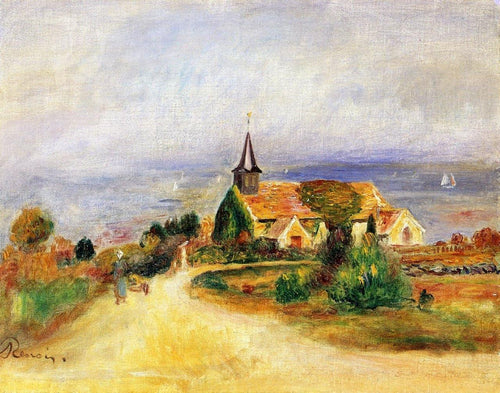 Aldeia à Beira-mar (Pierre-Auguste Renoir) - Reprodução com Qualidade Museu