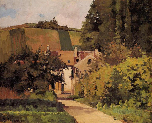 Igreja da Aldeia (Camille Pissarro) - Reprodução com Qualidade Museu