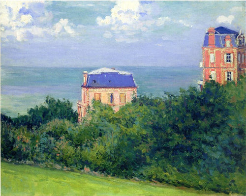 Villas em Villers Sur Mer (Gustave Caillebotte) - Reprodução com Qualidade Museu