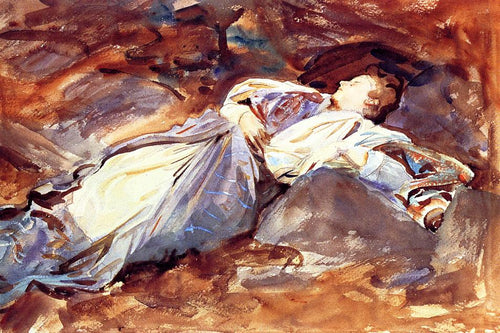 Violet Sleeping (John Singer Sargent) - Reprodução com Qualidade Museu