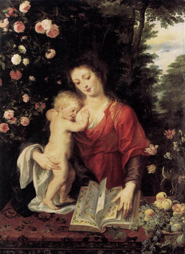 Virgem e o Menino (Peter Paul Rubens) - Reprodução com Qualidade Museu