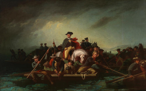 Washington cruzando o Delaware (George Caleb Bingham) - Reprodução com Qualidade Museu