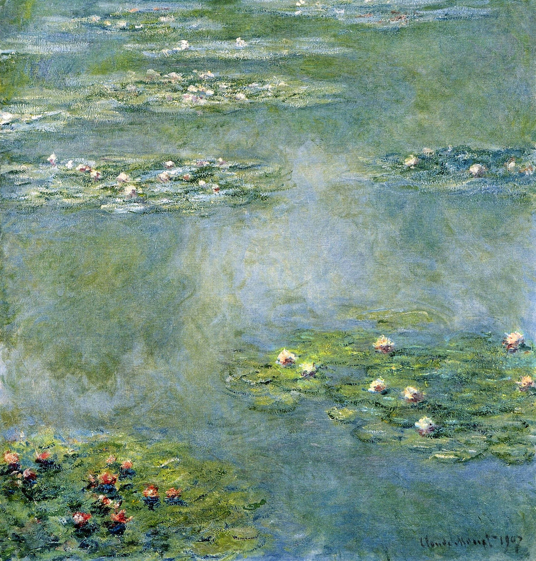 Lírios (Claude Monet) - Reprodução com Qualidade Museu