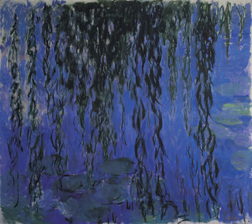 Nenúfares e ramos de salgueiro-chorão (Claude Monet) - Reprodução com Qualidade Museu