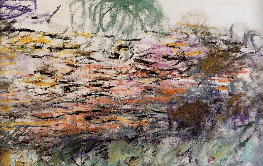 Nenúfares - Metade Direita (Claude Monet) - Reprodução com Qualidade Museu