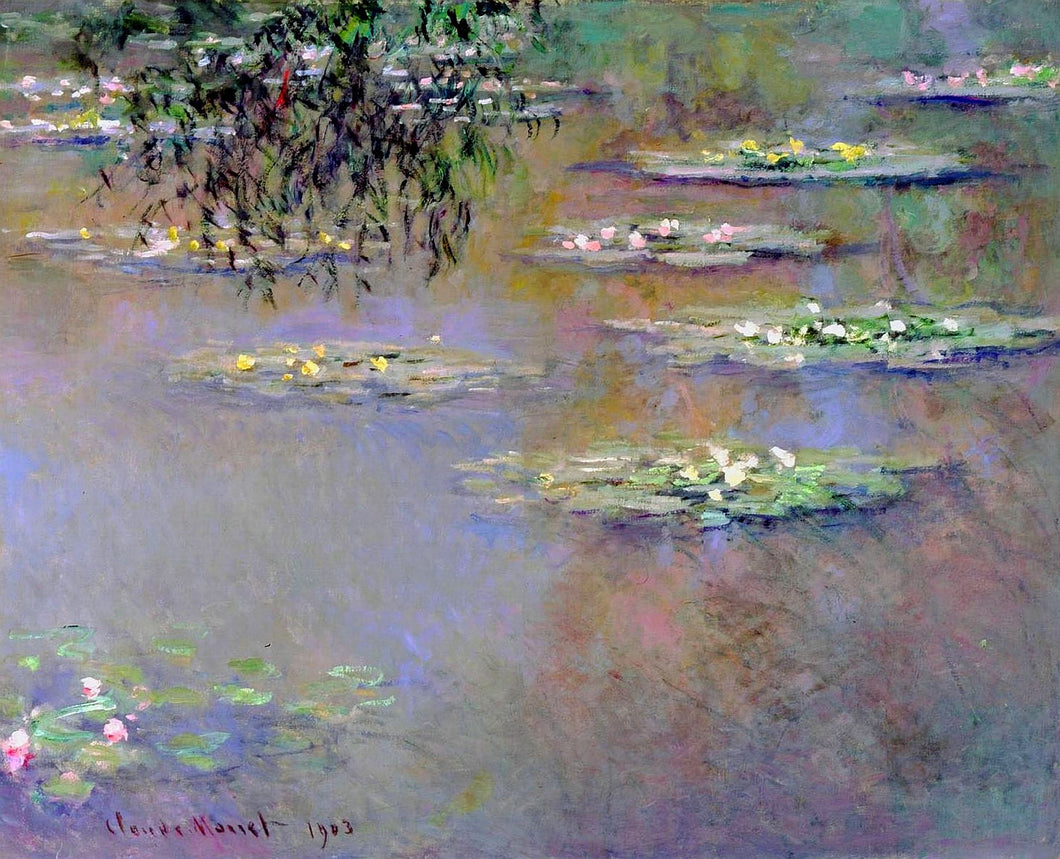 Lírios (Claude Monet) - Reprodução com Qualidade Museu