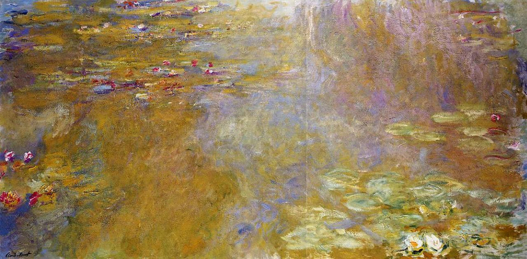 Water Lily Pond (Claude Monet) - Reprodução com Qualidade Museu