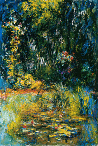 Water Lily Pond (Claude Monet) - Reprodução com Qualidade Museu