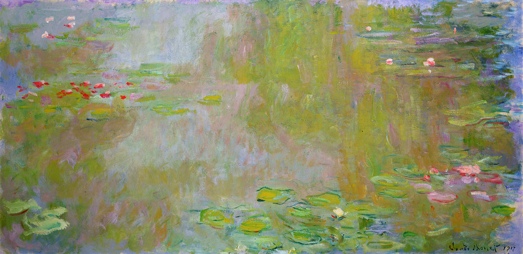 Water Lily Pond (Claude Monet) - Reprodução com Qualidade Museu