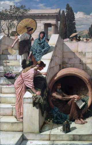 Diógenes (John William Waterhouse) - Reprodução com Qualidade Museu