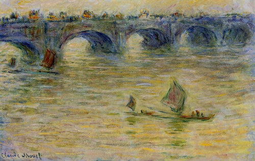 Waterloo Bridge (Claude Monet) - Reprodução com Qualidade Museu