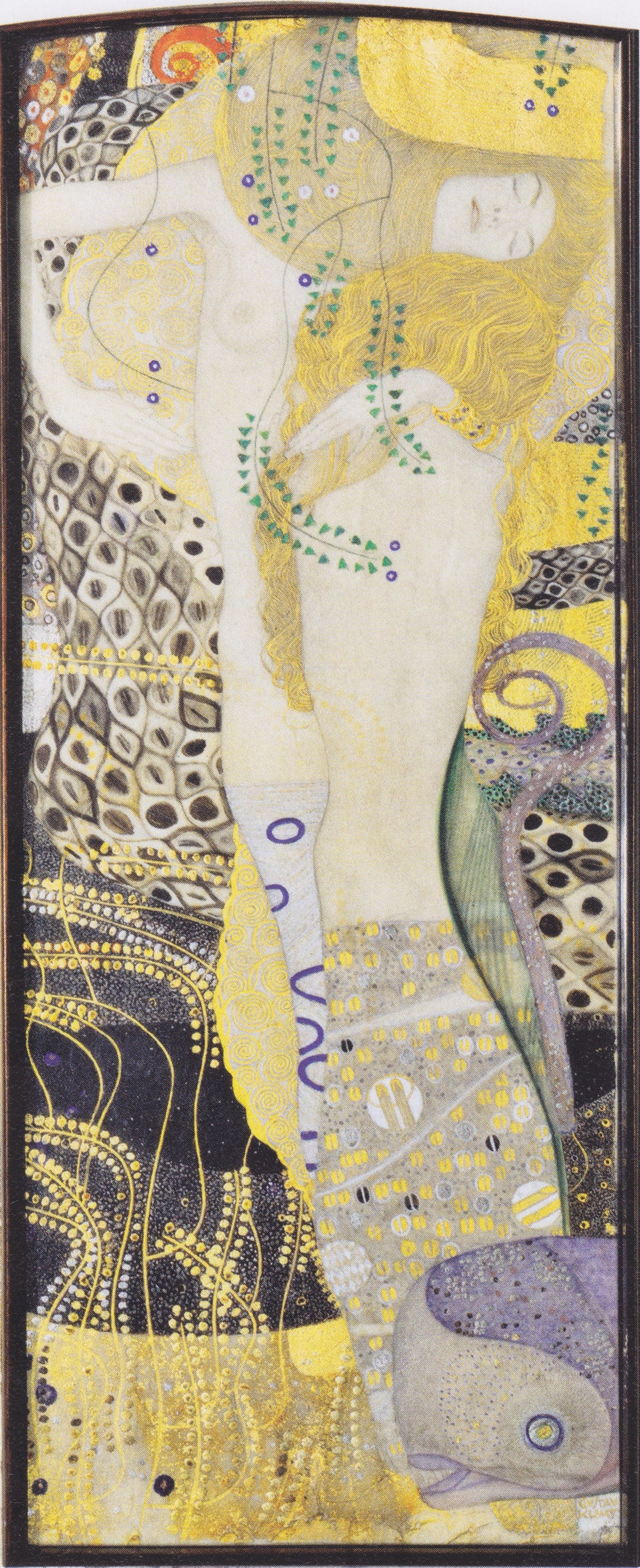 Serpentes de Água I (Gustav Klimt) - Reprodução com Qualidade Museu