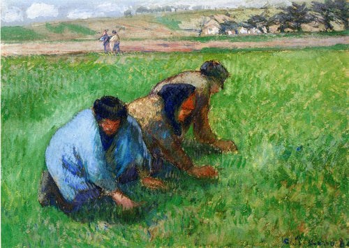 Weeders (Camille Pissarro) - Reprodução com Qualidade Museu