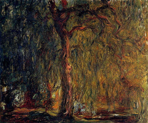 Weeping Willow (Claude Monet) - Reprodução com Qualidade Museu