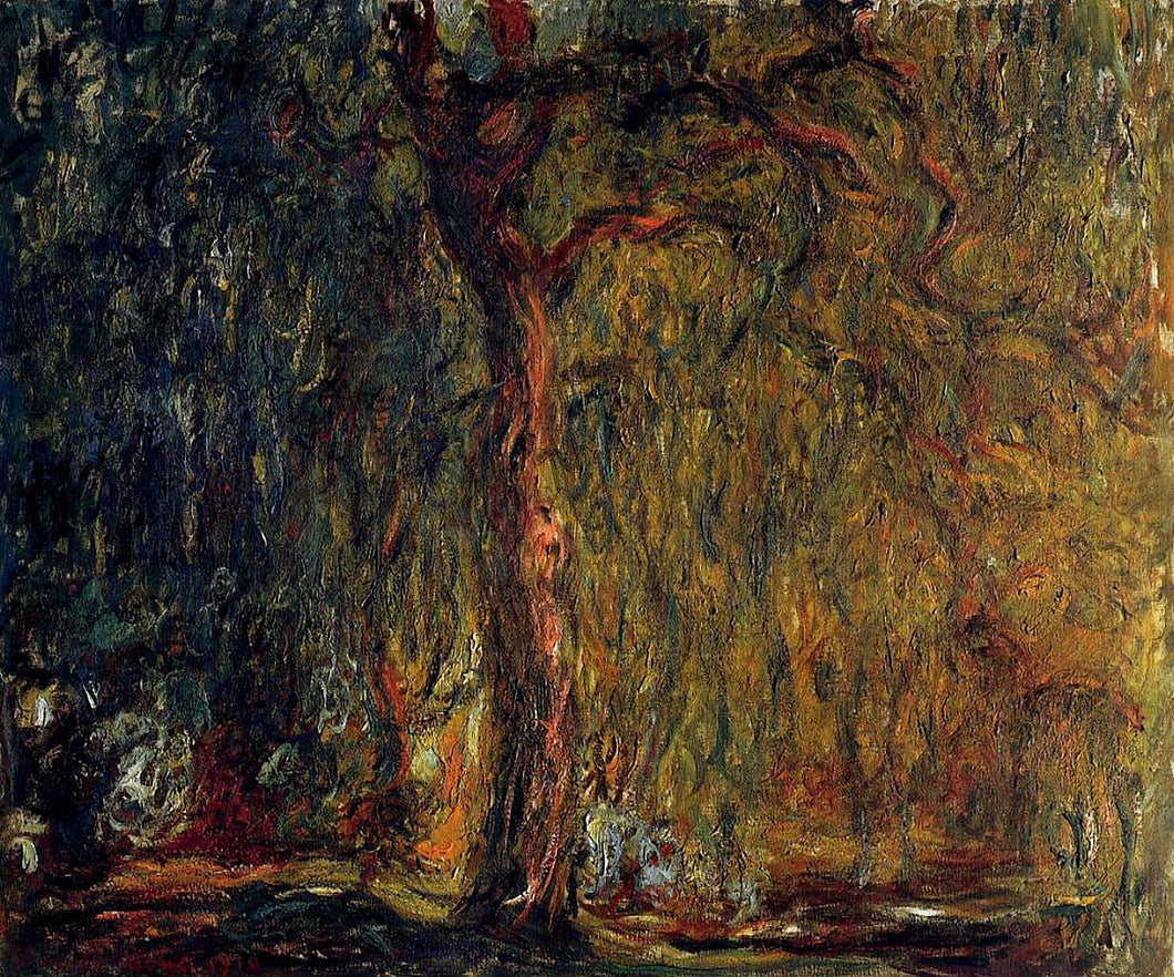 Weeping Willow (Claude Monet) - Reprodução com Qualidade Museu