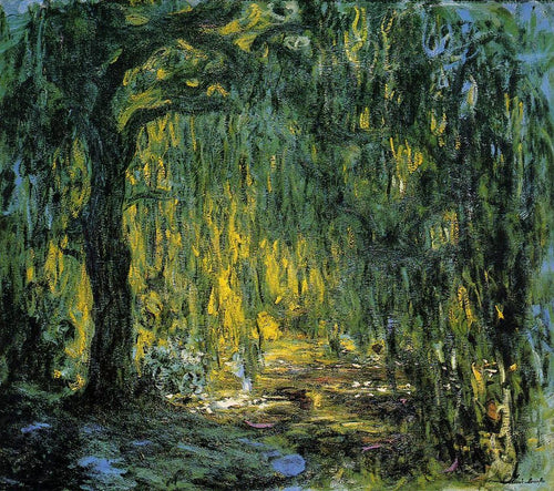 Weeping Willow (Claude Monet) - Reprodução com Qualidade Museu