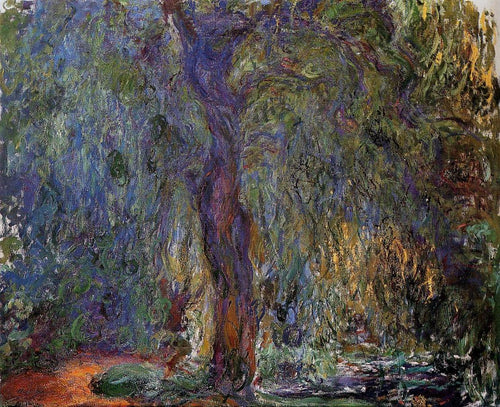 Weeping Willow (Claude Monet) - Reprodução com Qualidade Museu